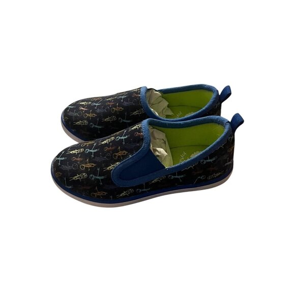 Livie & Luca Kids Slip-On Shoes Navy People Print Navy Size 11 NIB - Picture 4 of 6